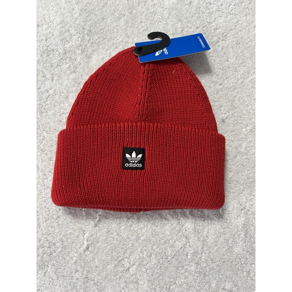 Adidas Unisex Better Scarlet/Black/White Terrace Beanie Hat (A1)